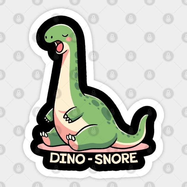 Dino-snore Sticker by FanFreak